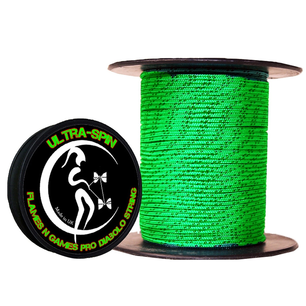 Linea Diabolo FNG-Ultra-Spin 25m - verde - Juggle Dream