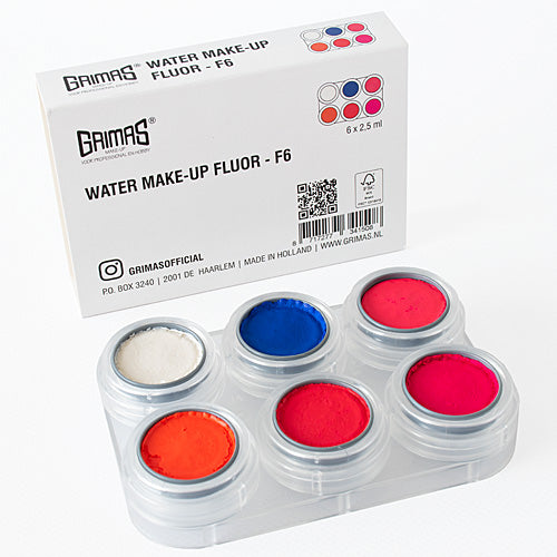 Wasser Make-up Fluor UV Palette Grimas bei Deinparadies.ch