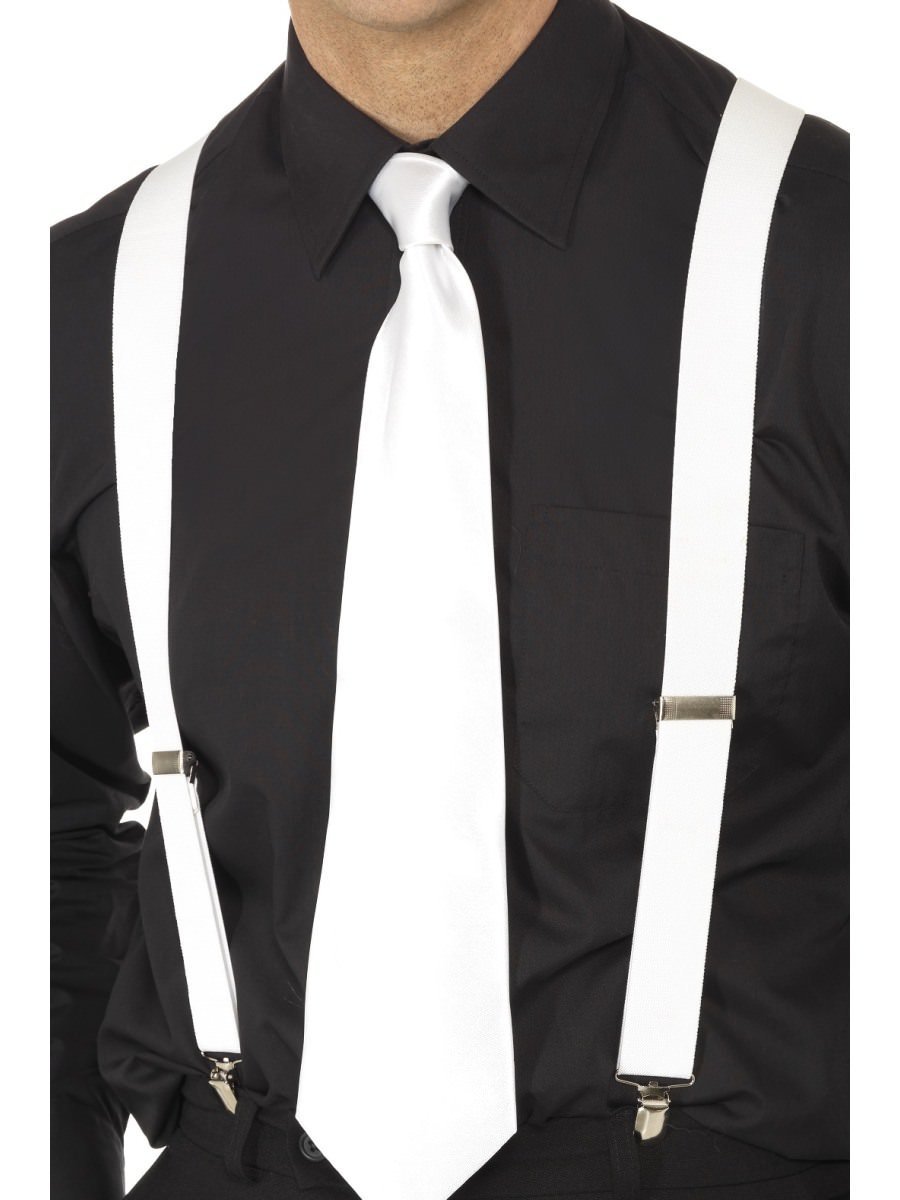 Suspenders | white