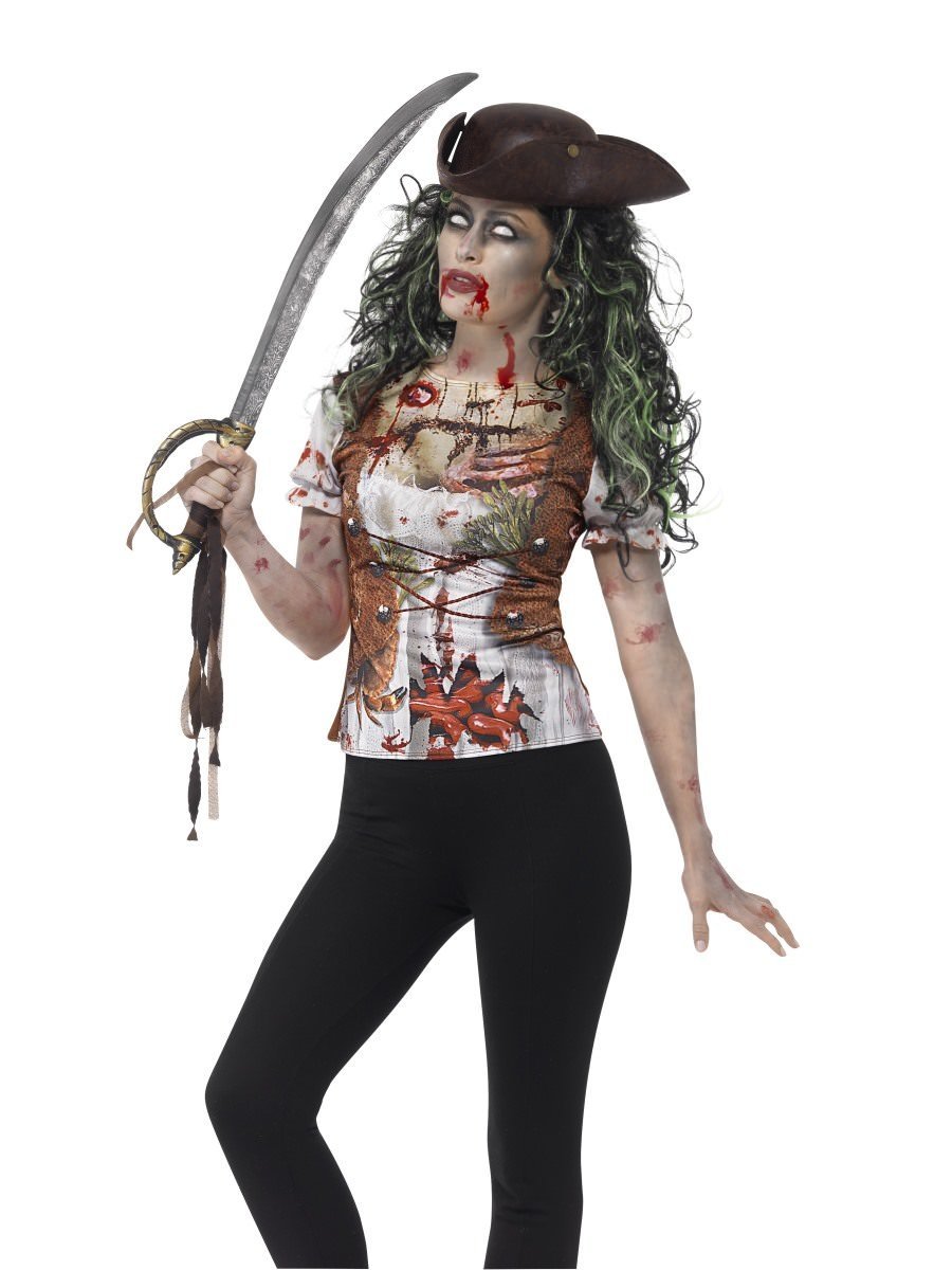 Zombie pirate bride T-shirt