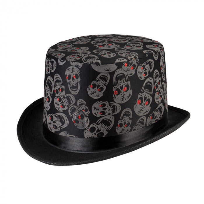 Top hat with skulls Wilbers costumes Deinparadies.ch