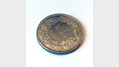 Moneda cuña con alma de acero 2 Francos Roy Kueppers Deinparadies.ch