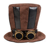 Cappello a cilindro Steampunk con occhiali Wilbers Costumi Deinparadies.ch