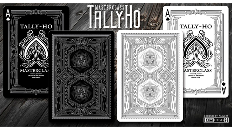 Tally-Ho Masterclass (Black) Playing Cards Gamblers Warehouse Deinparadies.ch