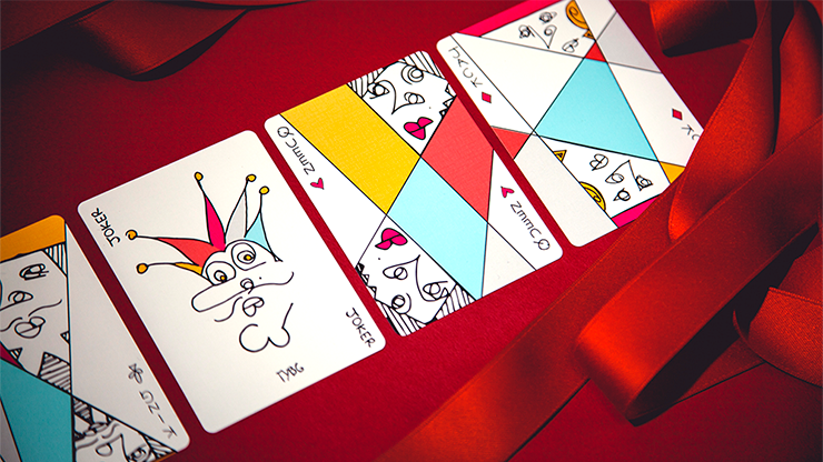 Red Stripe Playing Cards Hanson Chien bei Deinparadies.ch