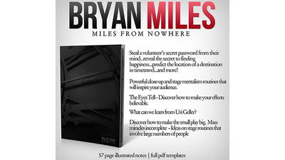 The Vault - Miles from Nowhere de Bryan Miles - Descarga de medios mixtos Deinparadies.ch en Deinparadies.ch