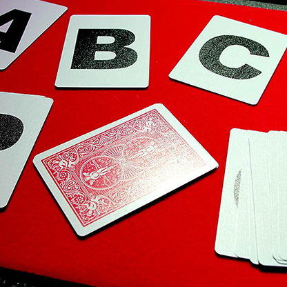 Alphabet Playing Cards Bicycle No Index by PrintByMagic MagicWorld.co.uk bei Deinparadies.ch