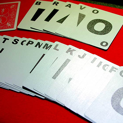 Alphabet Playing Cards Bicycle With Indexes by PrintByMagic MagicWorld.co.uk bei Deinparadies.ch