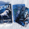Anne Stokes Unicorns Cards - Blau - Bicycle