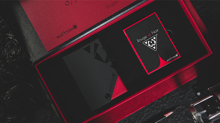 Limited Edition Wolfram V2 Rouge et Noir Playing Cards Collection Set TCC Presents bei Deinparadies.ch