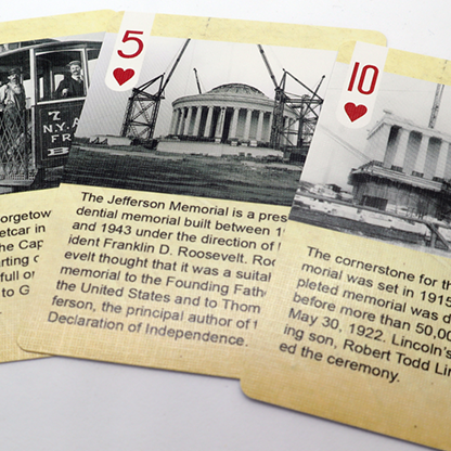 History Of Washington DC Playing Cards Robert Tomlinson bei Deinparadies.ch