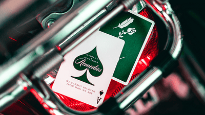 Remedies Playing Cards Green di Daniel Madison Black Roses Carte da gioco Deinparadies.ch