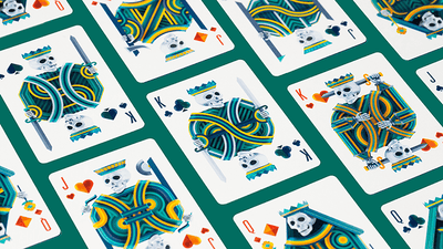 Play Dead V2 Playing Cards by Riffle Shuffle Riffle Shuffle bei Deinparadies.ch