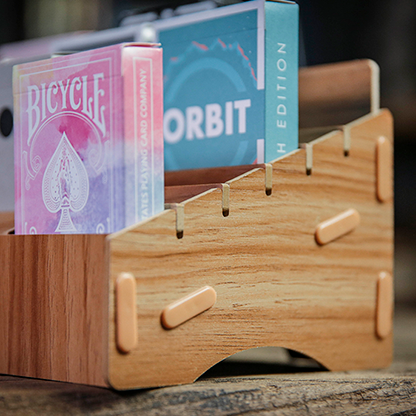 Wooden (Small- 18 Decks) Playing Card Display by TCC TCC Presents bei Deinparadies.ch