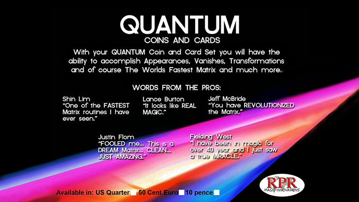 Quantum Coins (Euro 50 cent Red Card) Gimmicks and Online Instructions by Greg Gleason and RPR Magic Innovations Roy Kueppers bei Deinparadies.ch