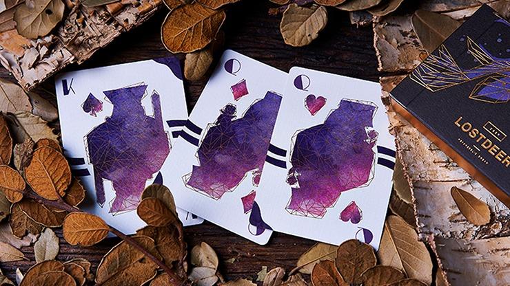 Lost Deer Playing Cards Black Bocopo bei Deinparadies.ch