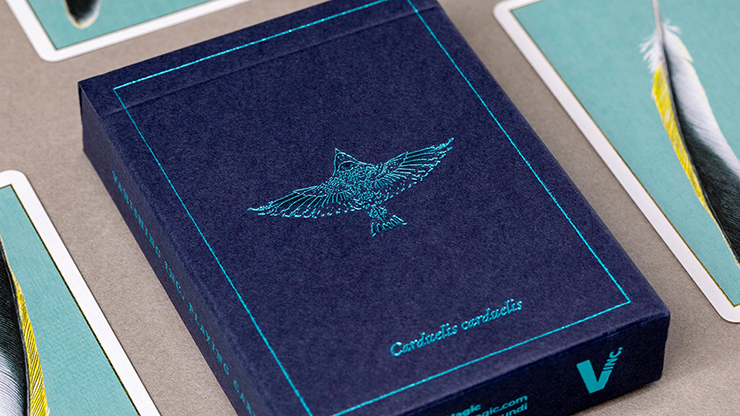 Feather Deck: Goldfinch Edition (Teal) by Joshua Jay Vanishing Inc. bei Deinparadies.ch