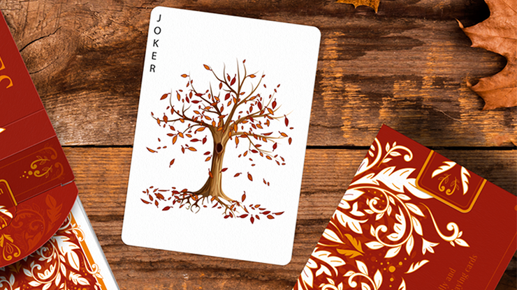 Leaves Autumn Edition Collector's Box Set Playing Cards by Dutch Card House Company Deinparadies.ch bei Deinparadies.ch