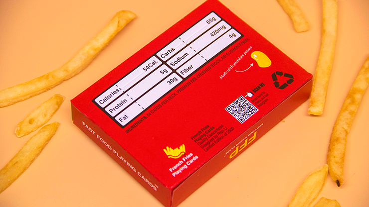 Fries Playing Cards by Fast Food Playing Cards Riffle Shuffle bei Deinparadies.ch