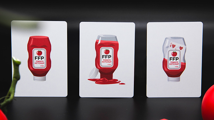 Ketchup Playing Cards by Fast Food Playing Cards Riffle Shuffle bei Deinparadies.ch