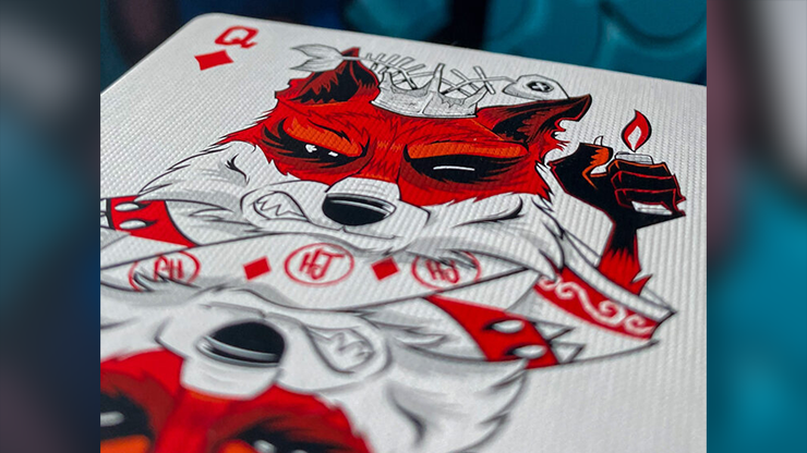 Trash & Burn (Red) Playing Cards by Howlin' Jacks Deinparadies.ch bei Deinparadies.ch