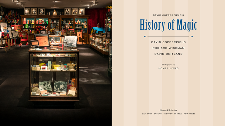 L'histoire de la magie de David Copperfield par David Copperfield, Richard Wiseman et David Britland Simon & Schuster, Inc Deinparadies.ch