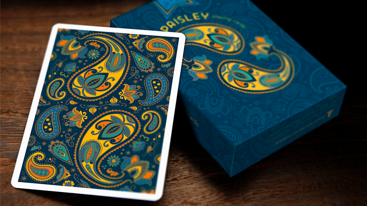 Carte da gioco Paisley Poker Blue della Dutch Card House Company Deinparadies.ch a Deinparadies.ch