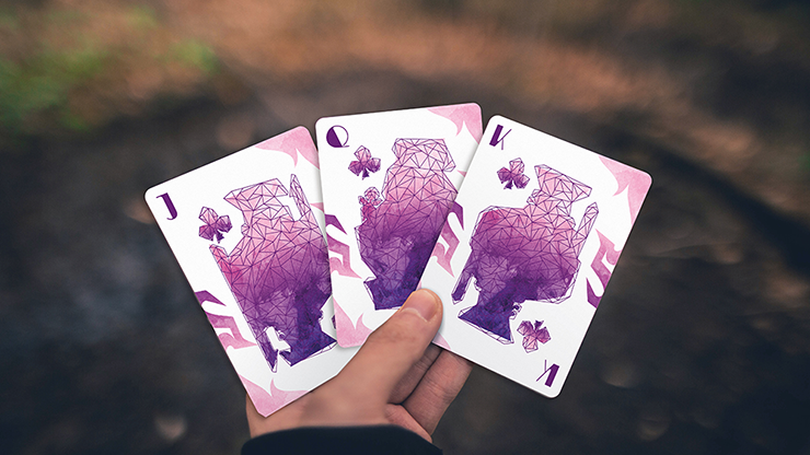 Lonely Wolf (Purple) Playing Cards by BOCOPO Xu Yu Juan bei Deinparadies.ch