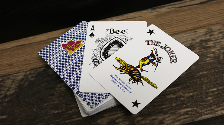 Bee Lotus Casino Grade (Blue) Playing Cards Conjuring Arts Research Center bei Deinparadies.ch