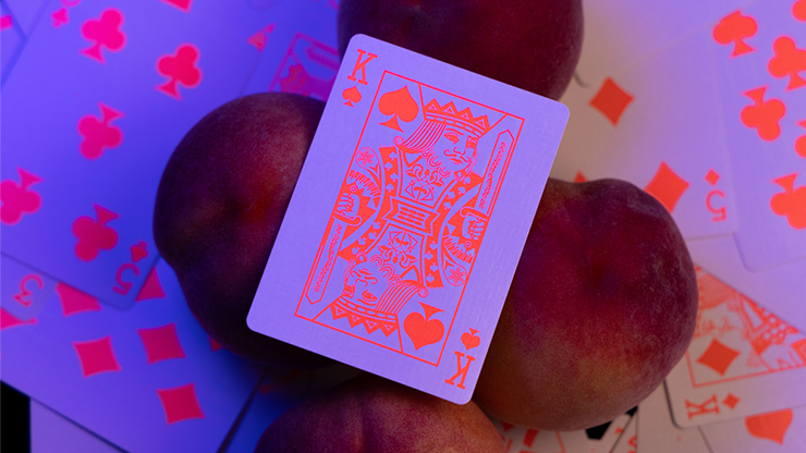Fluorescent (Peach Edition) Playing Cards MPC bei Deinparadies.ch