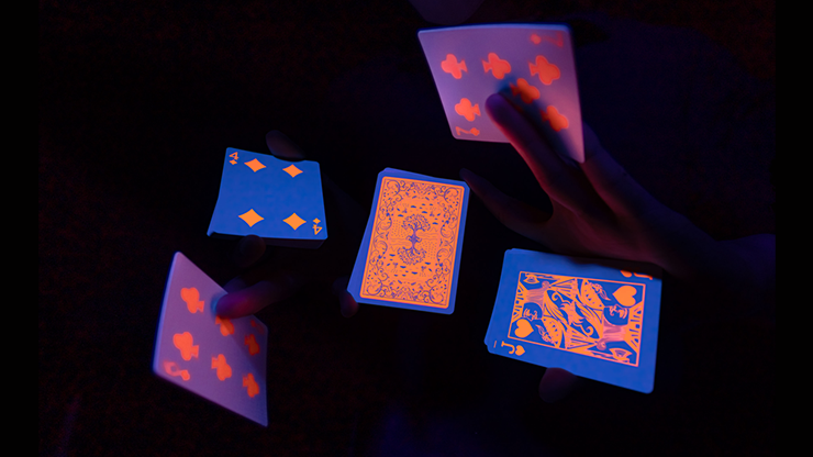 Fluorescent (Pumpkin Edition) Playing Cards MPC bei Deinparadies.ch