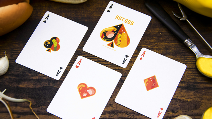 Hot Dog Playing Cards by Fast Food Playing Cards Riffle Shuffle Deinparadies.ch