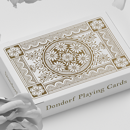 Dondorf White Gold Edition Playing Cards Black Roses Playing Cards bei Deinparadies.ch