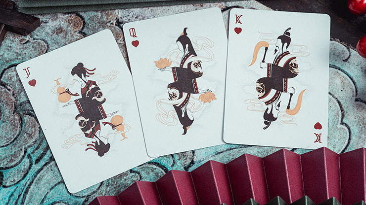 Pine Crane Playing Cards by Solokid Xu Yu Juan at Deinparadies.ch