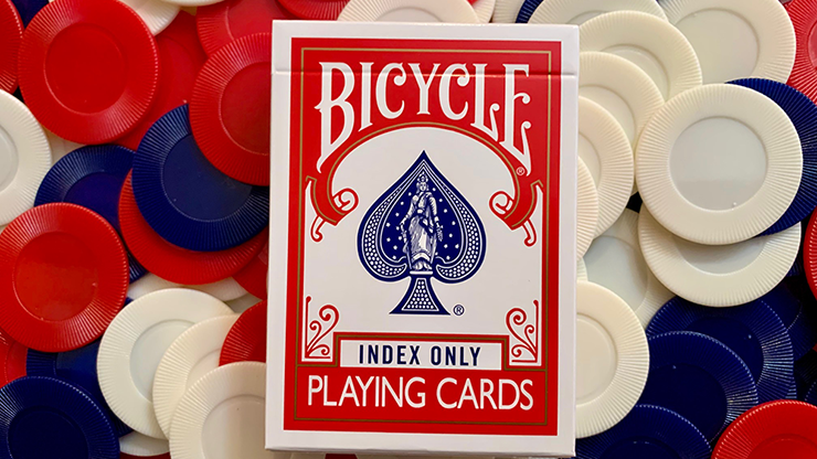 Gilded Red Bicycle Index Only Playing Cards Playing Card Decks bei Deinparadies.ch