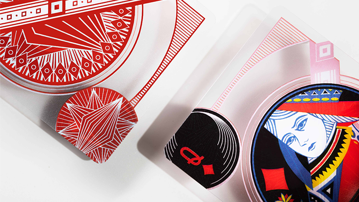 Red Transparent Playing Cards by MPC MPC at Deinparadies.ch