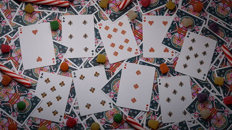 Gingerbread Playing Cards Penguin Magic at Deinparadies.ch