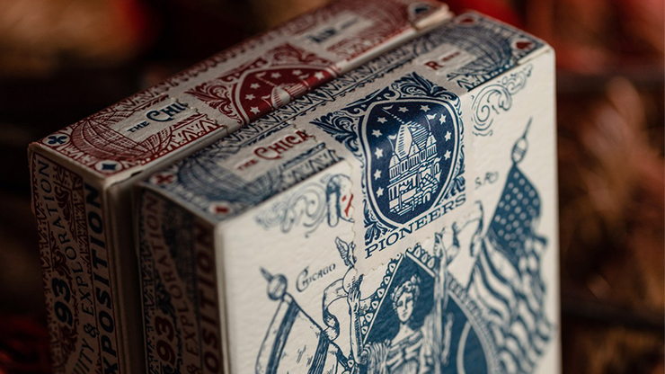 Pioneers (Blue) Playing Cards Ellusionist at Deinparadies.ch