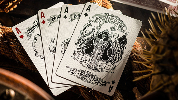 Pioneers (Blue) Playing Cards Ellusionist bei Deinparadies.ch