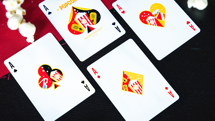 Popcorn Playing Cards | Fast Food Playing Cards Riffle Shuffle bei Deinparadies.ch