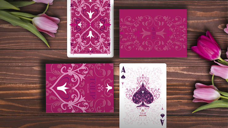 Carte da gioco Pink Tulip Dutch Card House Company Deinparadies.ch a Deinparadies.ch