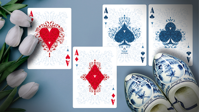White Tulip Playing Cards Dutch Card House Company Deinparadies.ch bei Deinparadies.ch