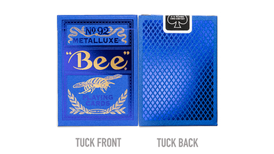 Bee Blue MetalLuxe Playing Cards US Playing Card Co Deinparadies.ch