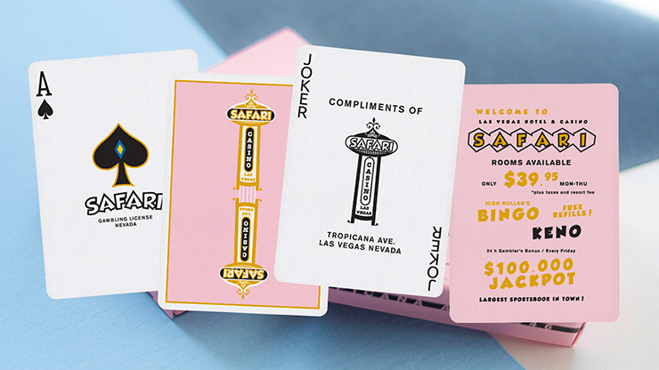 Safari Casino Pink Playing Cards by Gemini Deinparadies.ch bei Deinparadies.ch