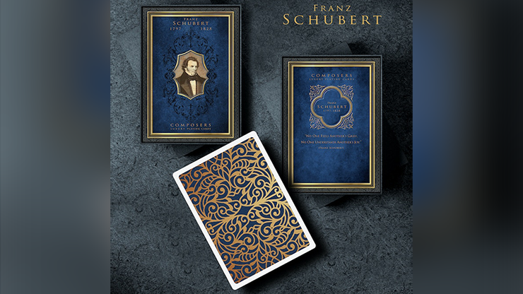 Franz Schubert Carte da gioco per compositori Deinparadies.ch a Deinparadies.ch