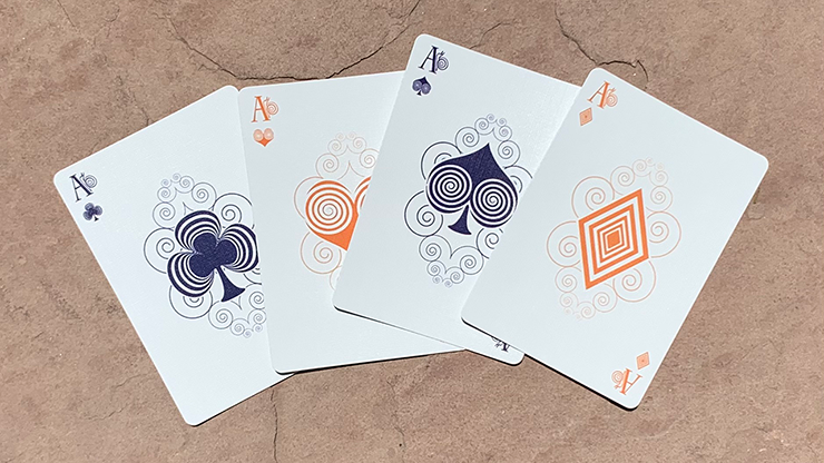 Bicycle Snail (Orange) Playing Cards Playing Card Decks bei Deinparadies.ch