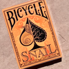 Gilded Bicycle Snail (Orange) Playing Cards Playing Card Decks bei Deinparadies.ch