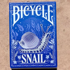 gilded Bicycle Snail (Blue) Playing Cards Playing Card Decks Deinparadies.ch