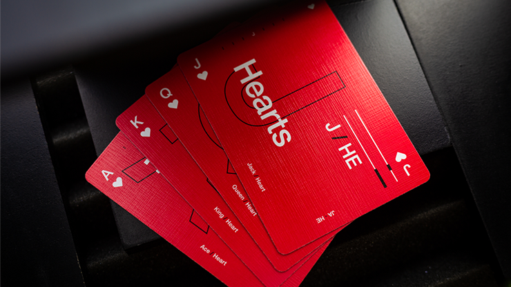 Grid Series Four- Typographic Playing Cards Deinparadies.ch bei Deinparadies.ch