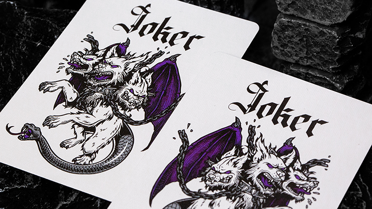Inferno Violet Vengeance Playing Cards Riffle Shuffle bei Deinparadies.ch